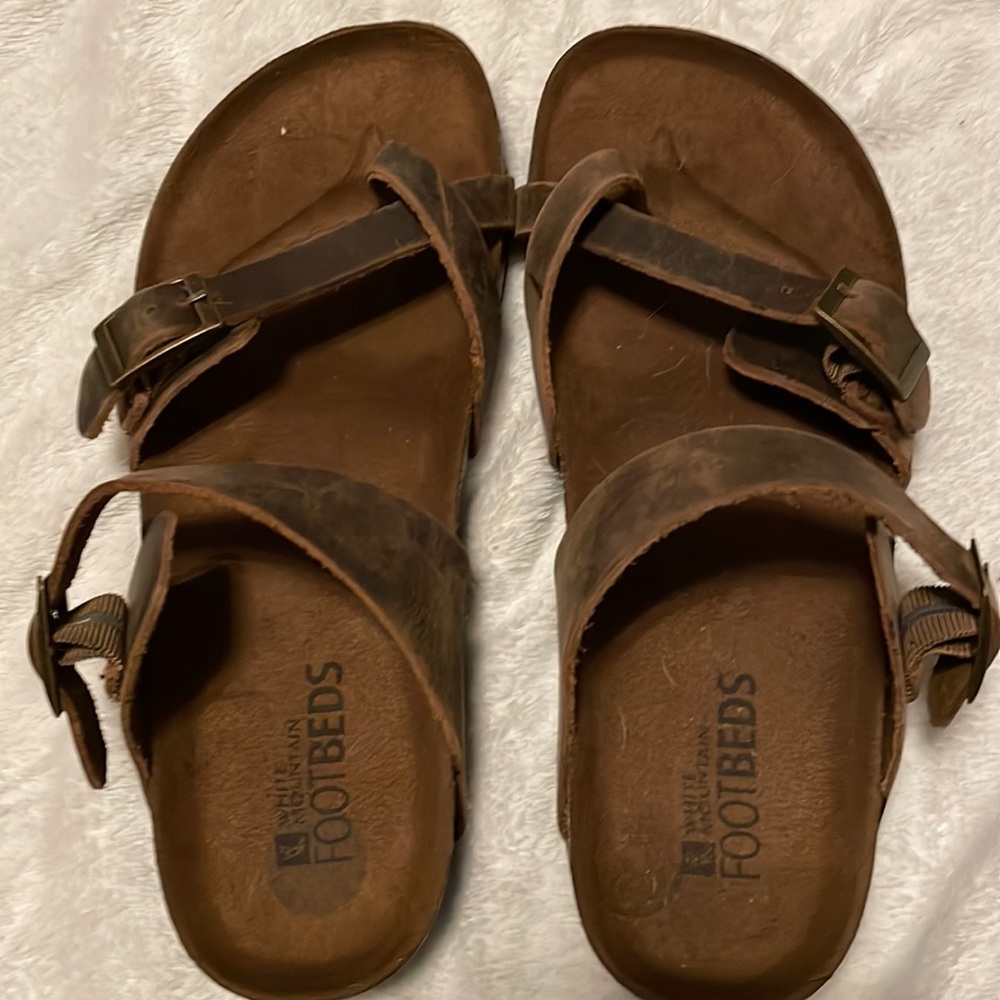 Brown sandals. Never worn.